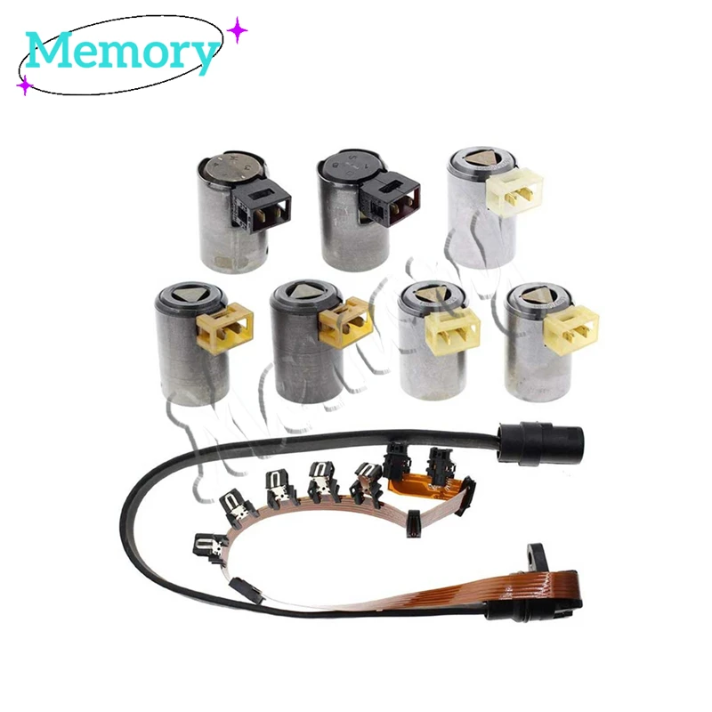 

01M 01N 01P Transmission Solenoid Valve w Internal Harness 01M325283A 01M927365 For Audi A3 VW Skoda Golf Jetta Passat