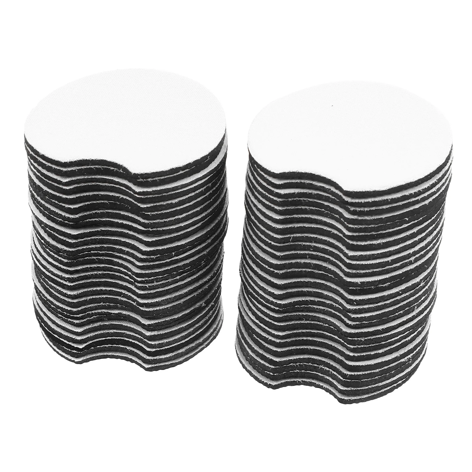 

50Pcs Sublimation Blank Car Coasters Wear-Resistant Heat-Resistant Cup Mats DIY Car Cup Holders Sublimation Coasters