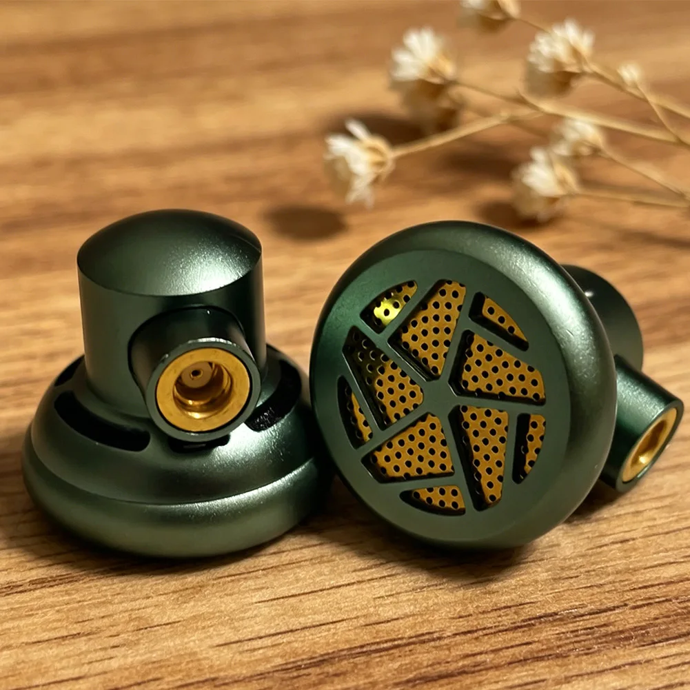 

HiFi MMCX Earphone Head With Metal Shell - Ultra Compact Vocal Monitoring Equipped With A 14.2mm Carbon Element Diaphragm