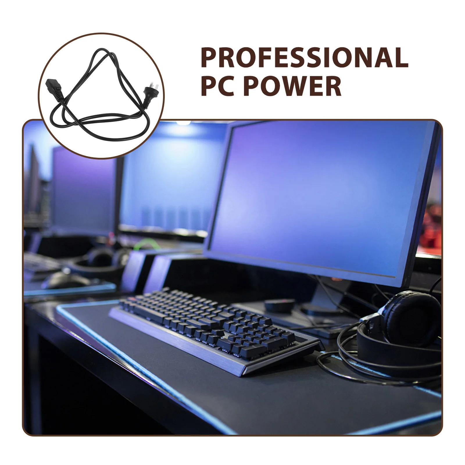 

Computer Power Cord 15m Australian Standard Saa to C13 Household Replacement Cable for Computer Case Power