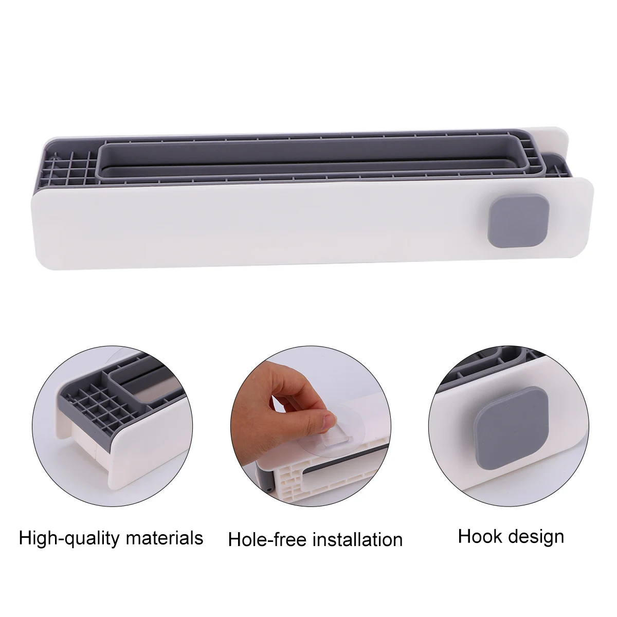 

1pc Foldable Shoe Rack Space-Saving Wall-Mounted Shoes Organizer Multi-Function Slippers Holder Household Storage