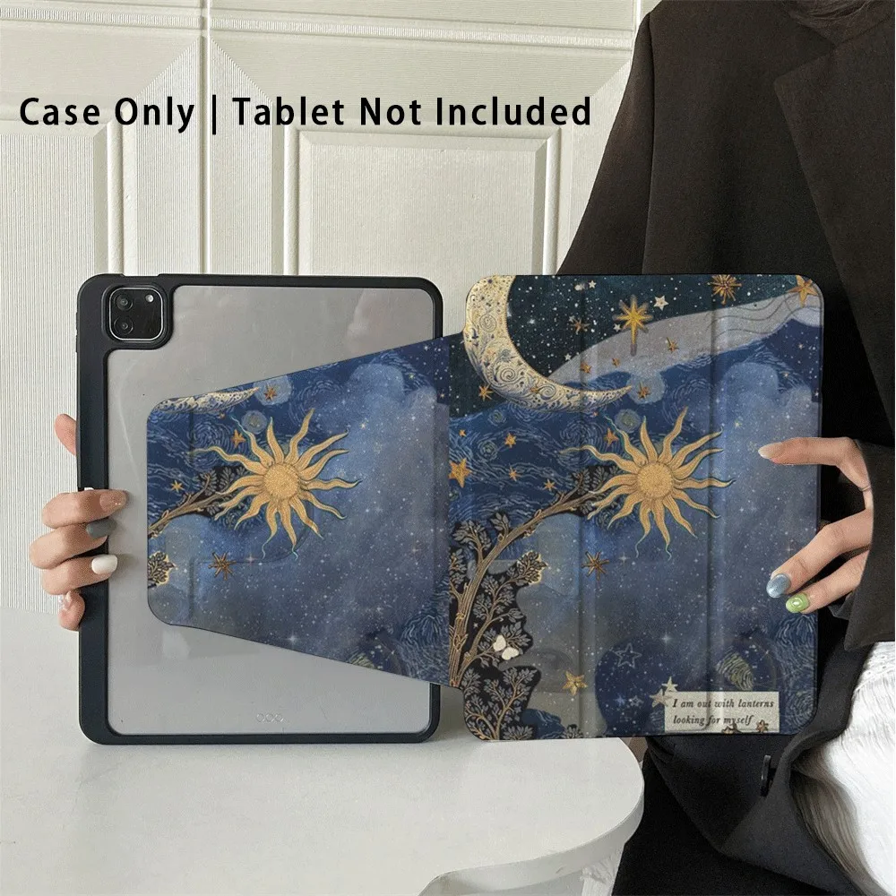 

360 ° Rotating Foldable Case to Easily Protect Your Pad: Compatible with iPad Air 6,Air 5,4,10,2024,air m3/a16 2025