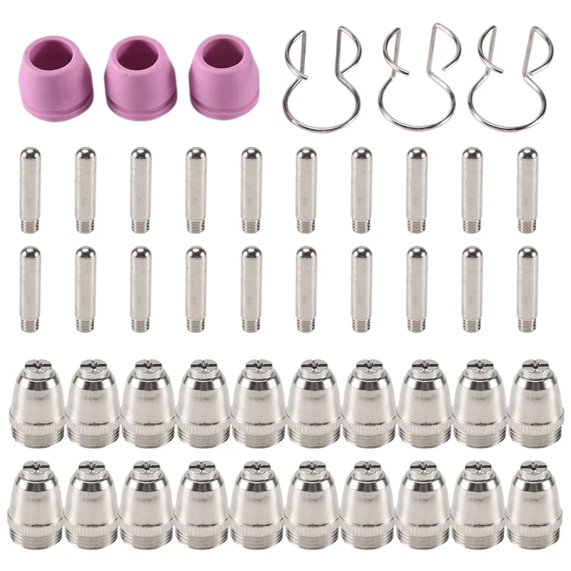 AY03-46 шт. для SG-55 AG-60 WSD-60 комплект расходных материалов для плазменной резки наконечник для плазменной резки насадки электроды защитная крышка 1,0 мм