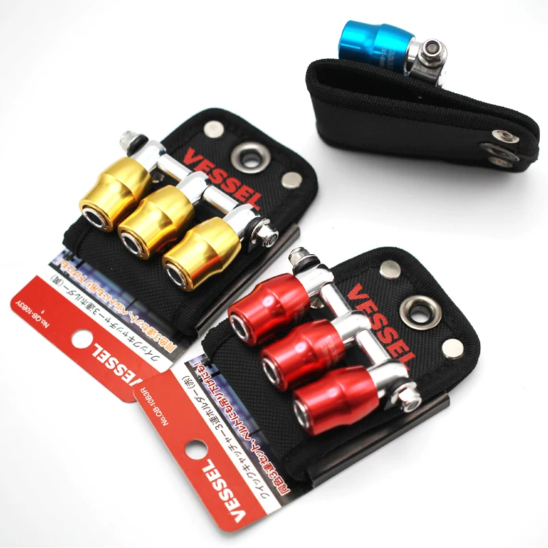Imagem -02 - Vessel-bit Holder Conjunto com Linhas Quick Catcher Suporte do Soquete Adaptador de Broca Chave Qb10b3k Qb-10b3r Qb-10b3b