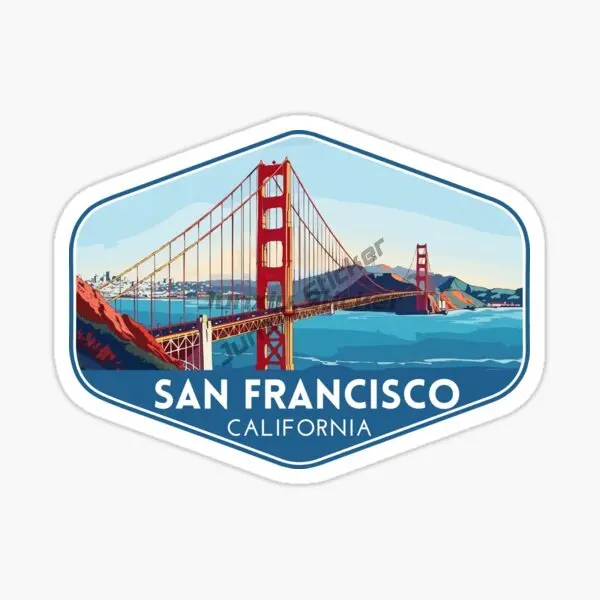 

SAN FRANCISCO USA Vinyl Self-Adhesive Car Sticker Scenery Travel Car Accessories Decor Decals