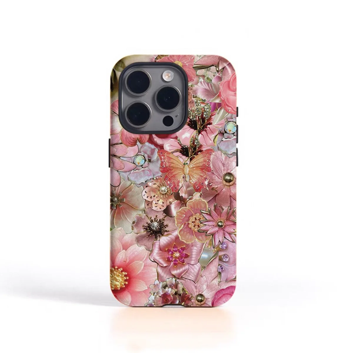 

Ins Korean Pink Bow Flower Case for IPHONE 17 16 ProMax 15 14 Plus 13 12 MINI 11 PRO 16Plus XR XS MAX Acrylic Phone Cover