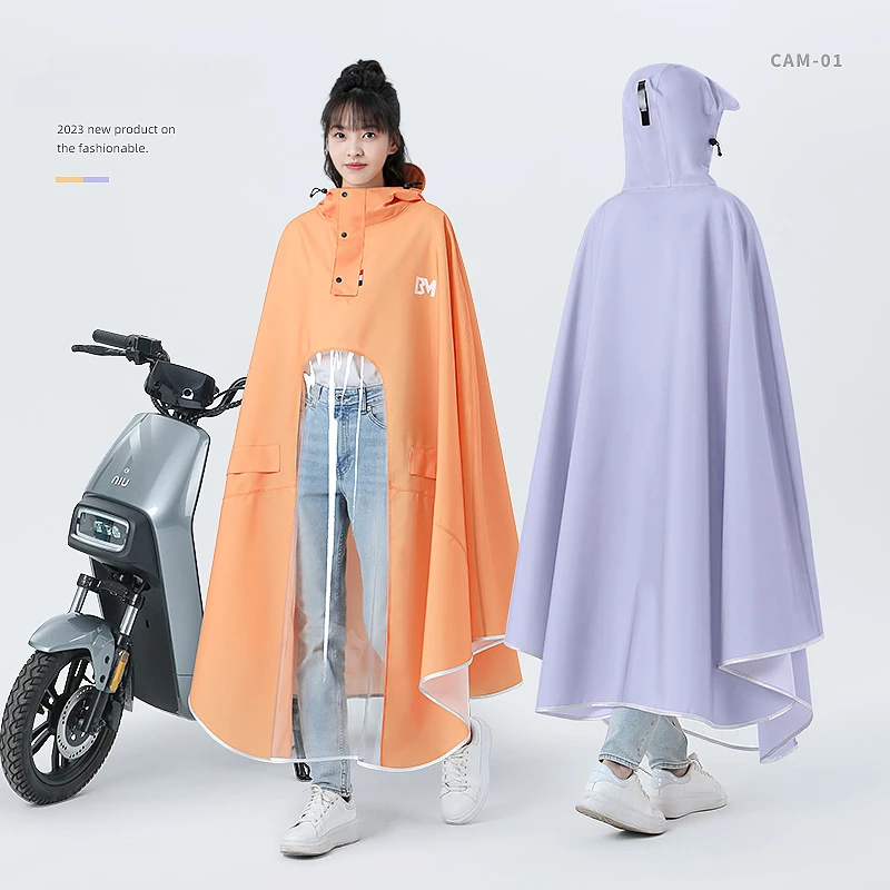 Electric Battery Car Raincoat for Men and Women Long Full Body Rainstorm Proof Raincoat for Single Person Thickened Motorcycle