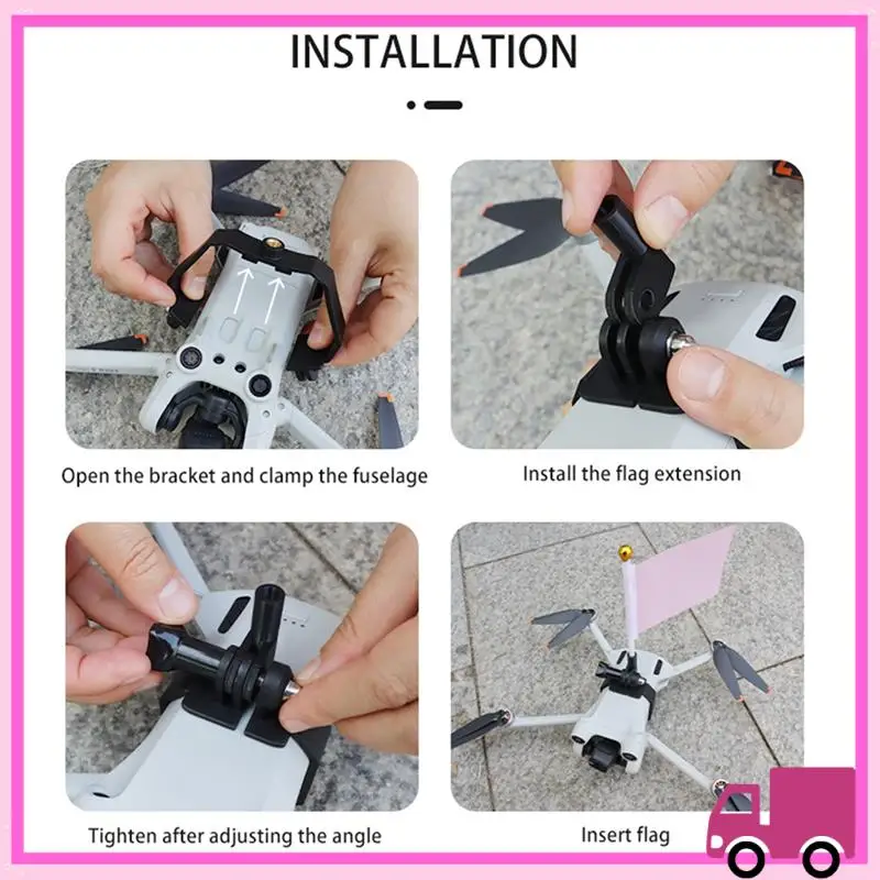 Support d'extension supérieur Compact pour DJI MINI 4 PRO/MINI 3/MINI 3 PRO, support de caméra pour accessoires Insta360