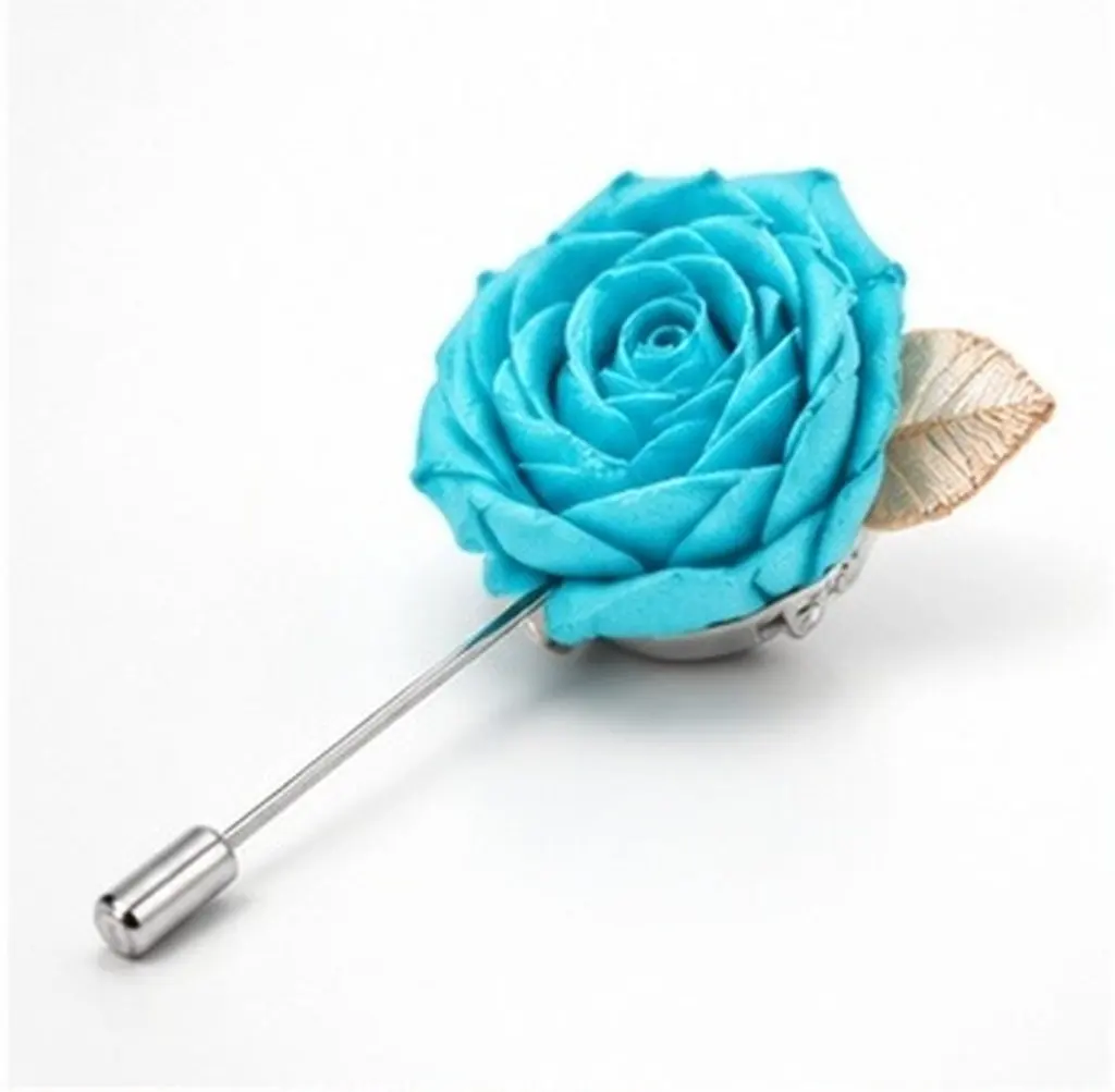 12Pcs Elegant Fabric Rose Brooch for Women Premium Quality Breastpin Suitable for Parties Weddings Proms Daily Wear on Jackets