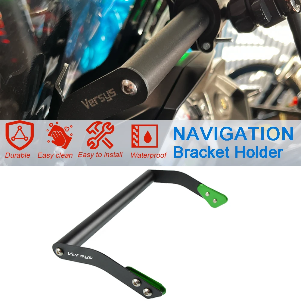 

Motorcycle Smart Phone Mount GPS Navigation Adapt Plate Holder Bracket For Kawasaki KLE VERSYS 650 ABS Versys650 2015-2023 2024