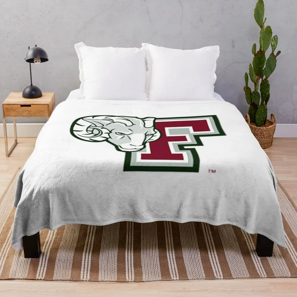 

Fordham University Throw Blanket Heavy bed plaid Sofa Quilt christmas gifts Blankets