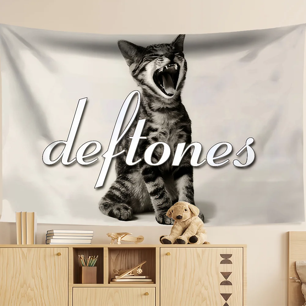 Band Singer D-Deftones Pastel Pony Flag For Room Dorm Camping Party Art Style Garage Bar Wall Picnic Decoration Banner