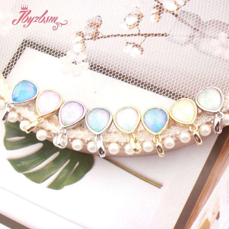 10x12mm Natural Multicolor Drop Opal Faceted Loose Stone Beads For Jewelry Making DIY Necklace Pendant 1 Pcs - Image 5