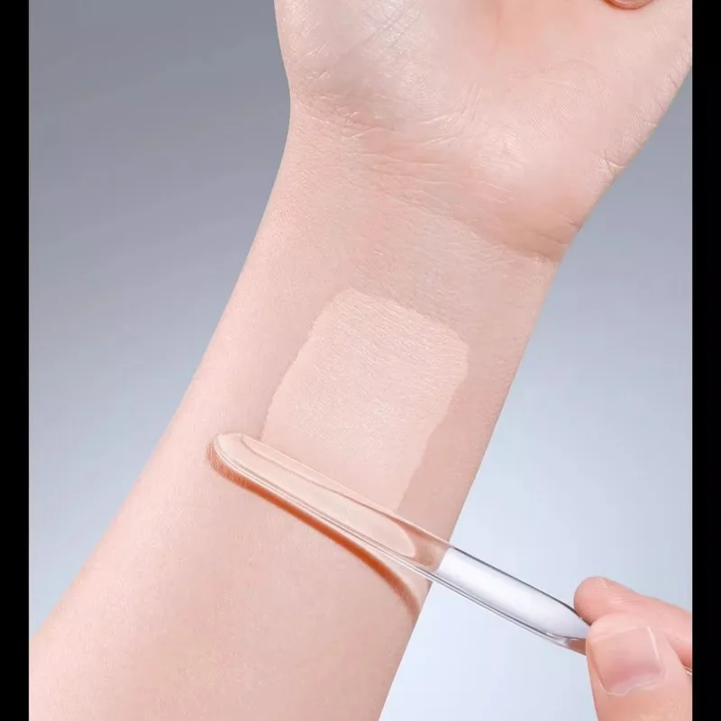 Foldable Acrylic Foundation Mixing Palette Portable Makeup Palette for Makeup Artists Foundation Spatula Cosmetic Tool