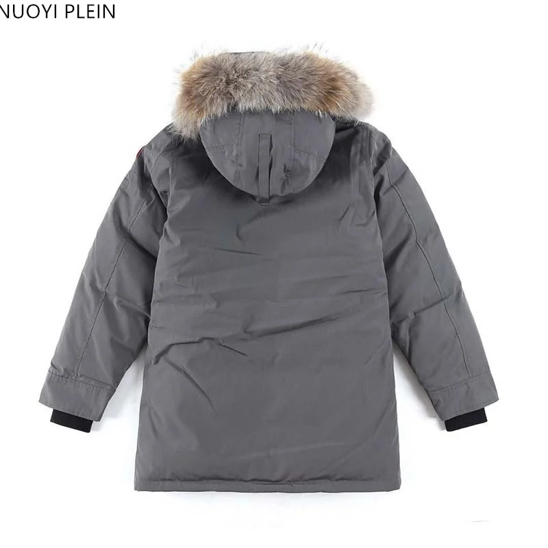 13 Kanadyjska kurtka puchowa Płaszcz męski Parka Ekspedition 95% Biały gęsisty puchowy płaszcz śnieżny Płaszcz męski Kurtka 2602M