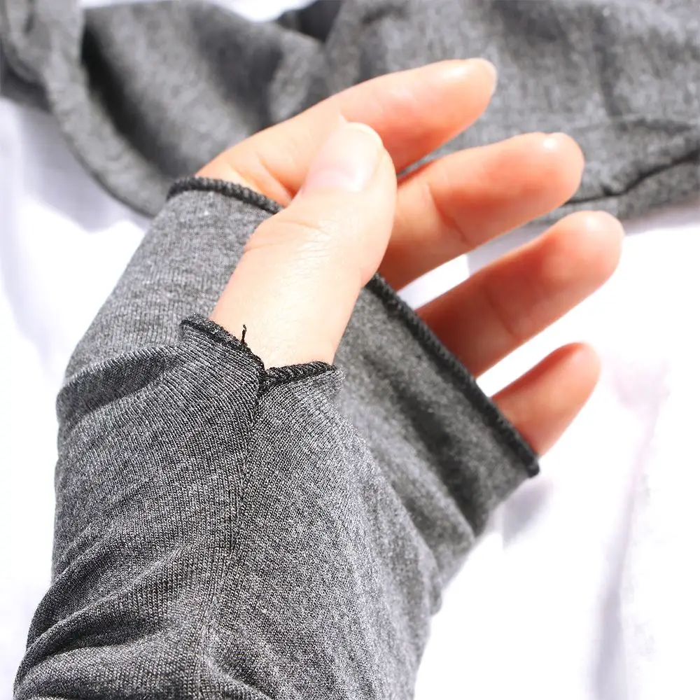 แขนป้องกันแสงแดดสาวครีมกันแดดมัลติฟังก์ชั่ 20 Candy Hot Mittens Cool ขายผู้หญิงสีแขนยาว Fingerless ถุงมือ