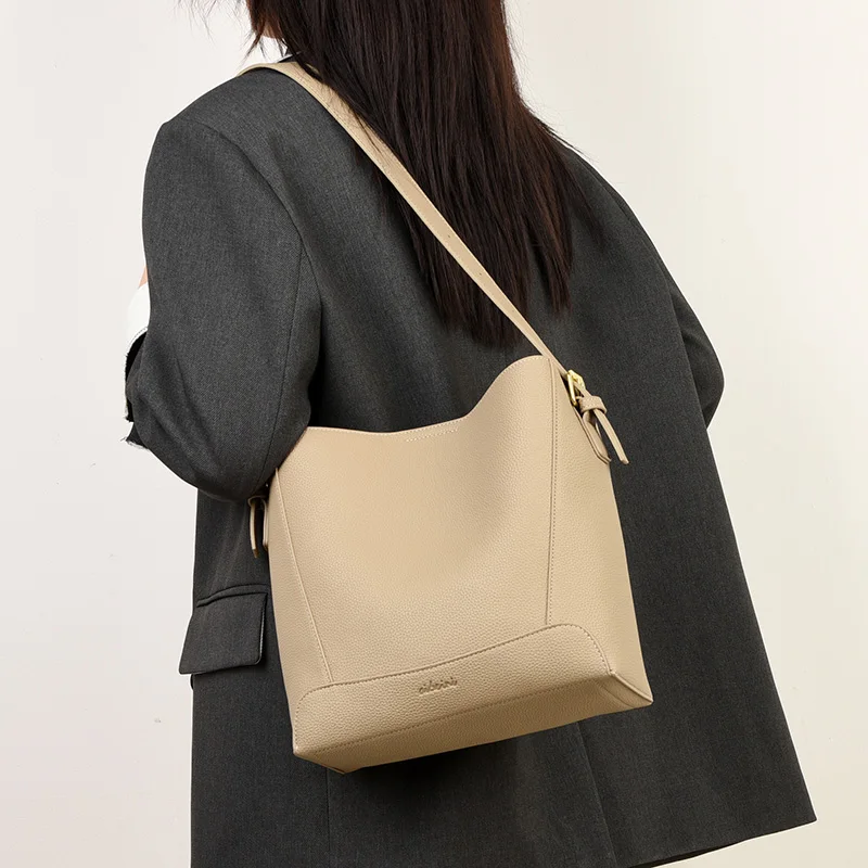 

Fashion Women High Quality Shoulder Bags PU Leather Simple Solid Color Purse Casual Handbag Tote Bag for New Ladies Girls Gift"