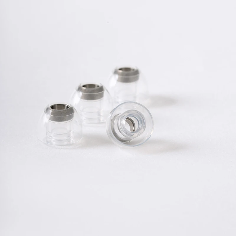 Softears UT チタン合金液体シリコーン イヤーチップ 洗って再利用可能な耳栓カバー