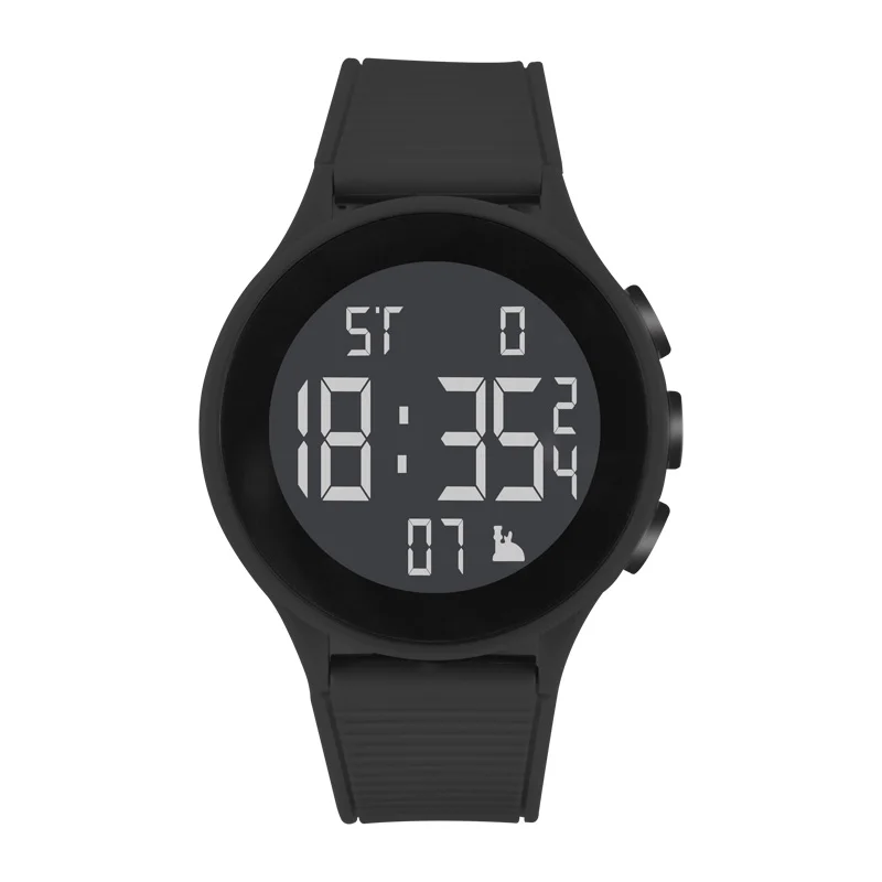 

BNMI мужские часы с силиконовым ремешком, электронные цифровые мужские наручные часы с хронографом, светодиодные спортивные часы для мальчиков и студентов