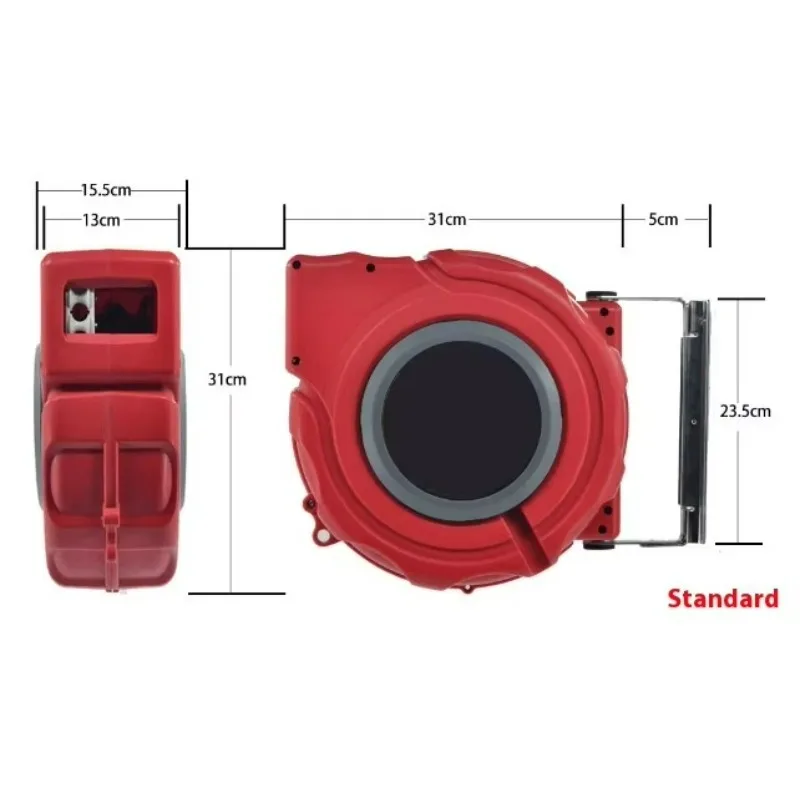 H-IE03 بكرة كابل المعدات الصناعية الأوتوماتيكية القابلة للسحب بطول 25 مترًا مع نهاية أنثى NEMA