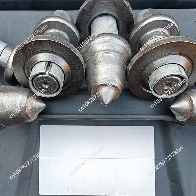 W1 Concrete Milling Picks, 20mm Bits with Thick Washer for Road Fine Milling Machine