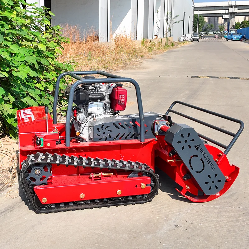 Customized EPA Approved Remote Control Lawn Mower Front Flail Mower Grass Cutter