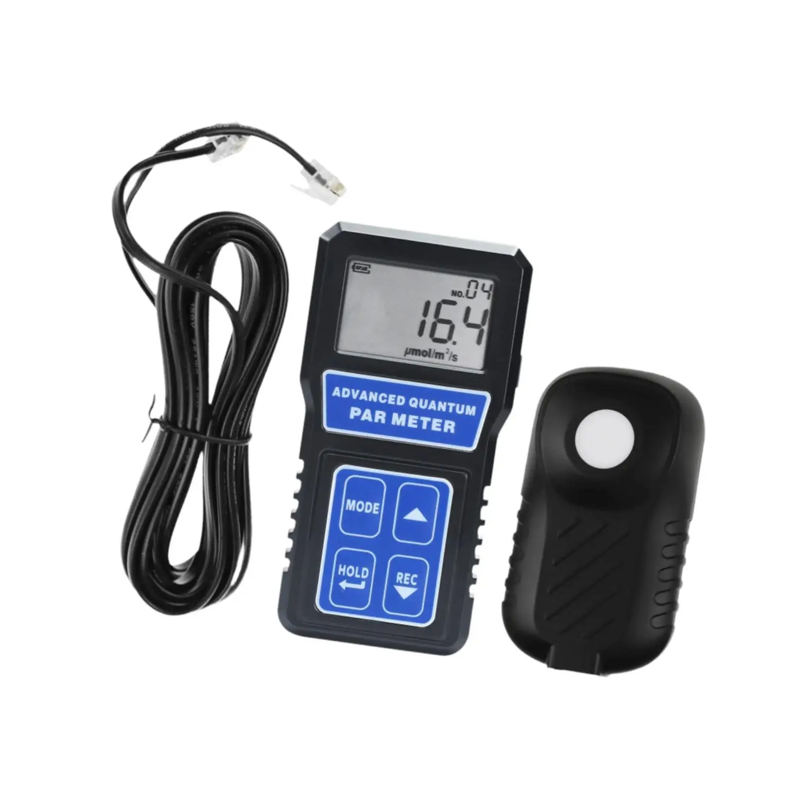 Quantum Meter Light Measuring W/ Remote Sensing Units Ppfd LCD Lightweight