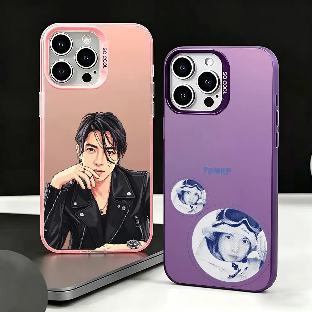 

1S-Tomohisa Yamashita Phone Case Color Silver Plated TPU Shockproof Soft Case For iPhone 16 15 14 13 12 11 XS XR 7