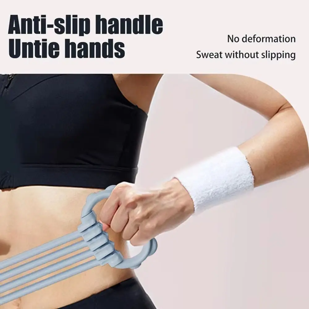 8-Shaped Design Yoga Elastic Band Adjustable Elastic Chest Expander Elastic Pull Trainer Back Shoulder Shaping Muscle Stretching