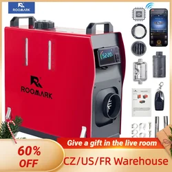 ROOMARK 5/8 KW Diesel Air Heater 12 V All in One Portable Parking Car Heater w/ LCD Monitor Remote Control for Truck RV Trailer