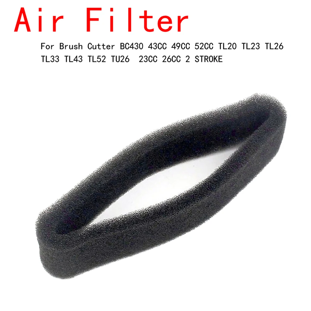 

10PCS/5/2/1 Air Filter Sponge 139 For Brush Cutter BC430 43CC 49CC 52CC TL20 TL23 TL26 TL33 TL43 TL52 TU26 23CC 26CC 2 STROKE