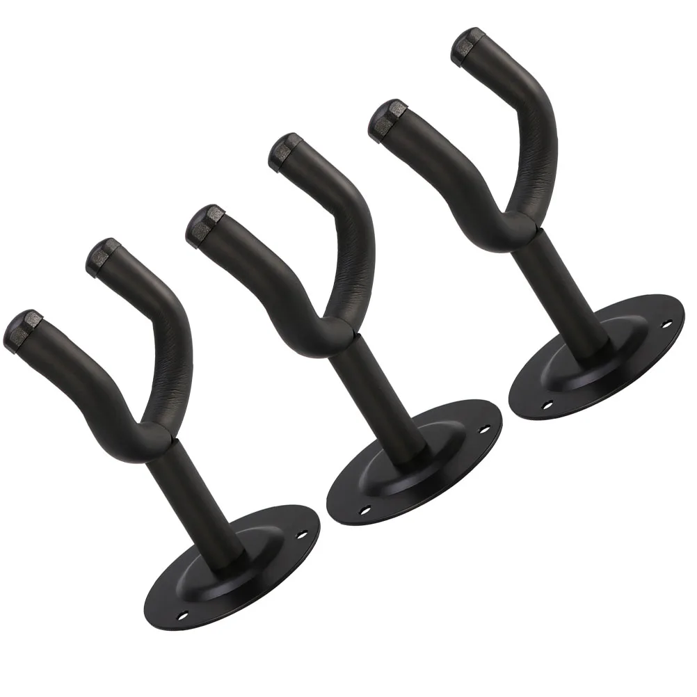 

3pcs Guitar Hook Round Hangers Wall Mount Space-saving Instrument Organization for Guitars Basses Violins Easy Installation