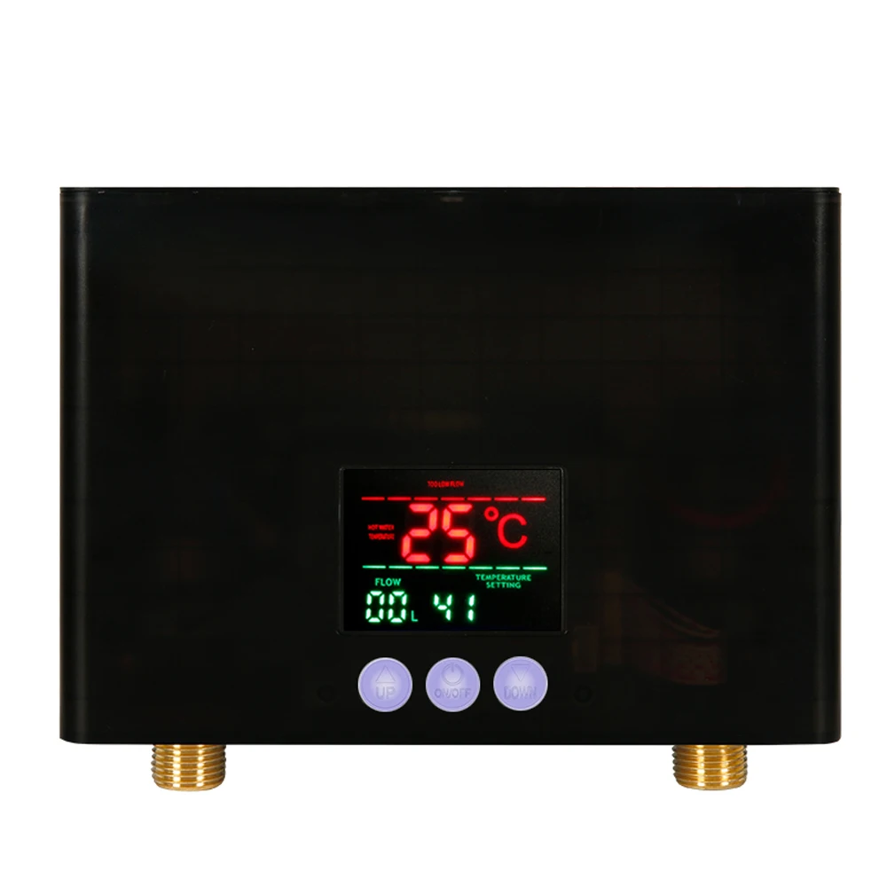 Instant Water Heater: 8.3x2.2x5.9 Inch Aluminum Alloy with Intelligent Frequency Conversion - 24/7 Hot Water Electric Heater