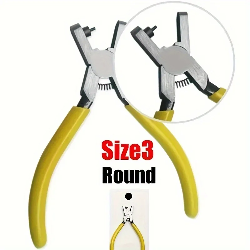 Watch Band Leather Hole Punch Plier Universal 2.0mm Hand Strap Wrist Belt Puncher Pliers Repair Tools Suitable For Thin Belts