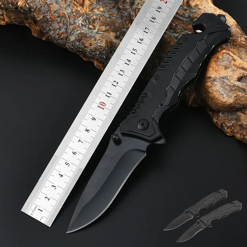 Multi functional outdoor camping knife portable tool with folding blade and sharp pocket tactical knife suitable for fishing image 5