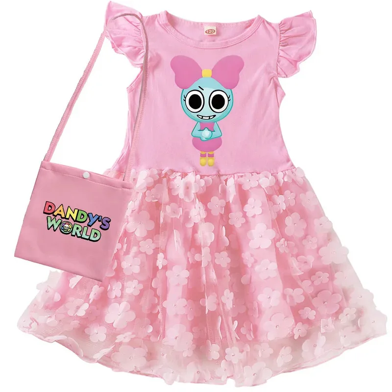 25COSGirls Dandy فستان العالم الكرتون لطيف Dandy تأثيري حلي الاطفال Goob بيبل الأميرة فساتين موضة عيد ميلاد Vestidos Gi