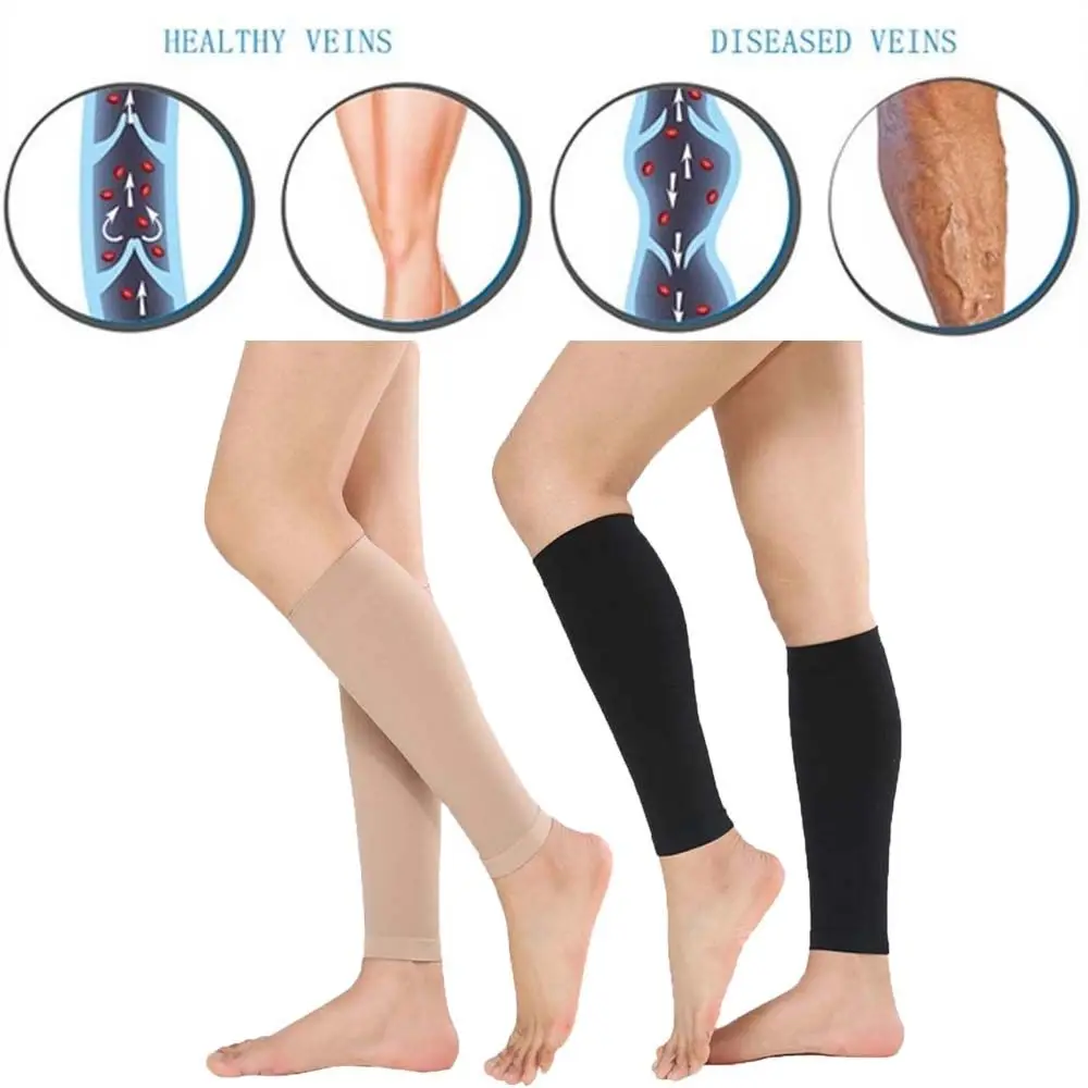 leggings Breathable Unisex Varicose Veins Treat Men Pressure Stockings Compression Stockings Calf Stockings Polyester Fiber