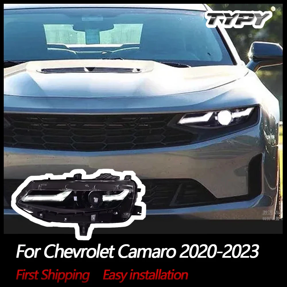 

TYPY Car Lights For Chevrolet Camaro Headlight 2020-2023 LED Projetor head Lamp Daytime Running Light Automotive Accessories