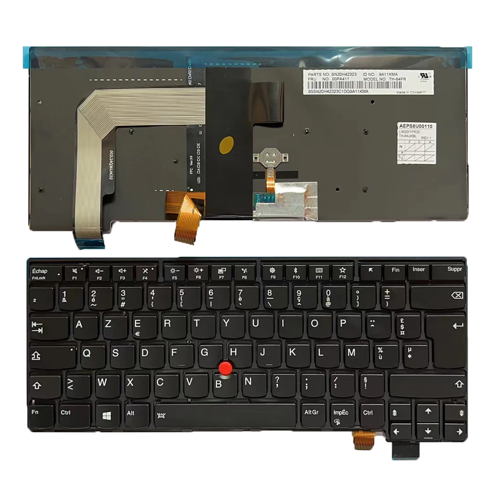 

New For Lenovo ThinkPad T470s Laptop Keyboard FR Backlit