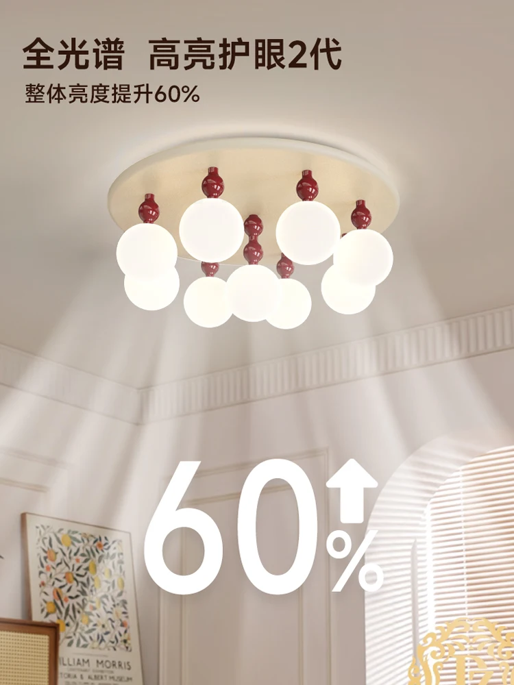 Bedroom ceiling light modern simple atmosphere 2024 new designer living room lamp