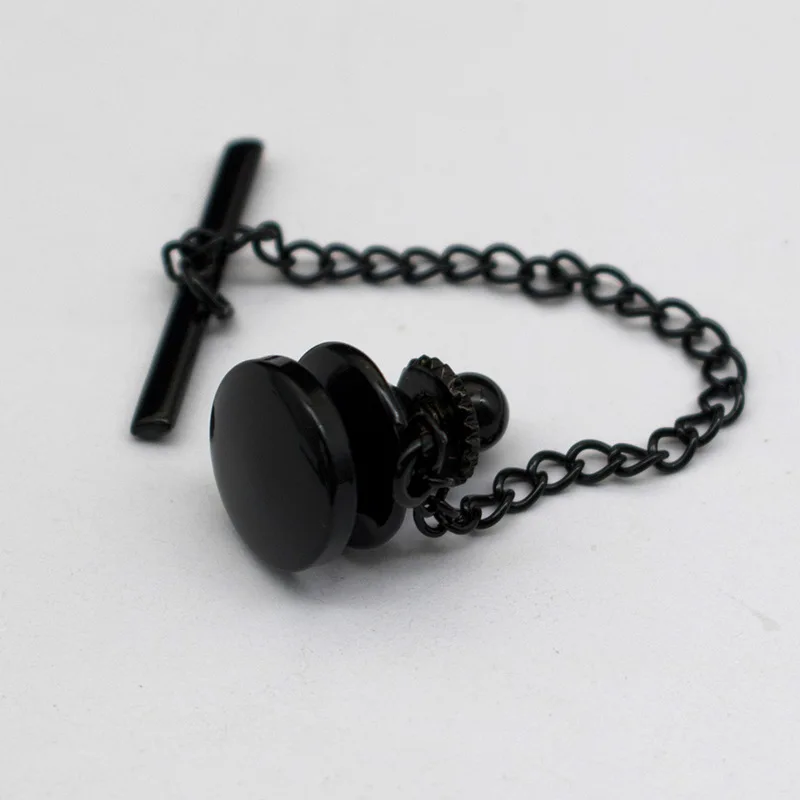 Boucle de cravate d'affaires à la mode pour hommes, broche de Banquet à cravate fixe en cuivre, pince à cravate tendance et à la mode