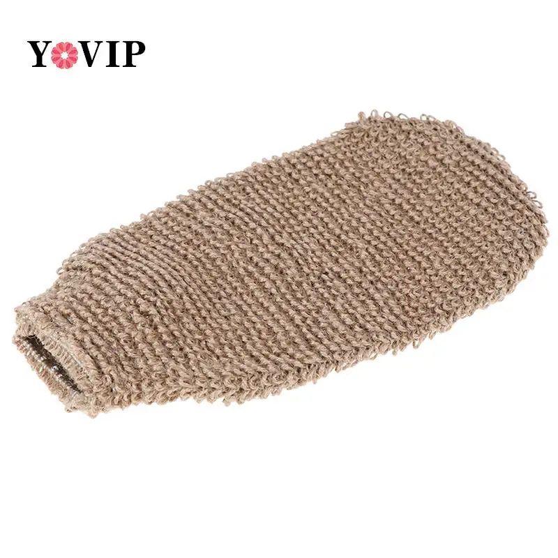 

Bath Gloves Exfoliating Skin Wash Foam Towel Massage Back Shower Scrubber Hemp Body Cleaning Towel Sponges Body Washcloths