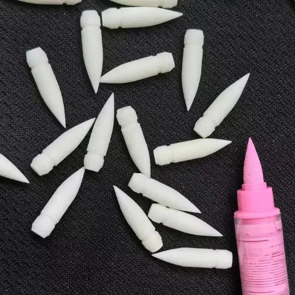 20/40PCS Soft Markers Pens Replacement Cores Nylon Durable Pigment Markers Dual Tips General Painting Tool for GuangNa