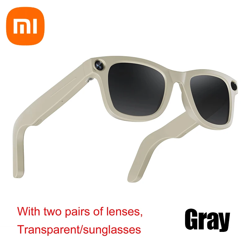 Xiaomi Smart AI Glasses AI Shooting Camera HD Photo Video Voice Call 800W pixel Translation Waterproof Bluetooth Glasses NEW HOT