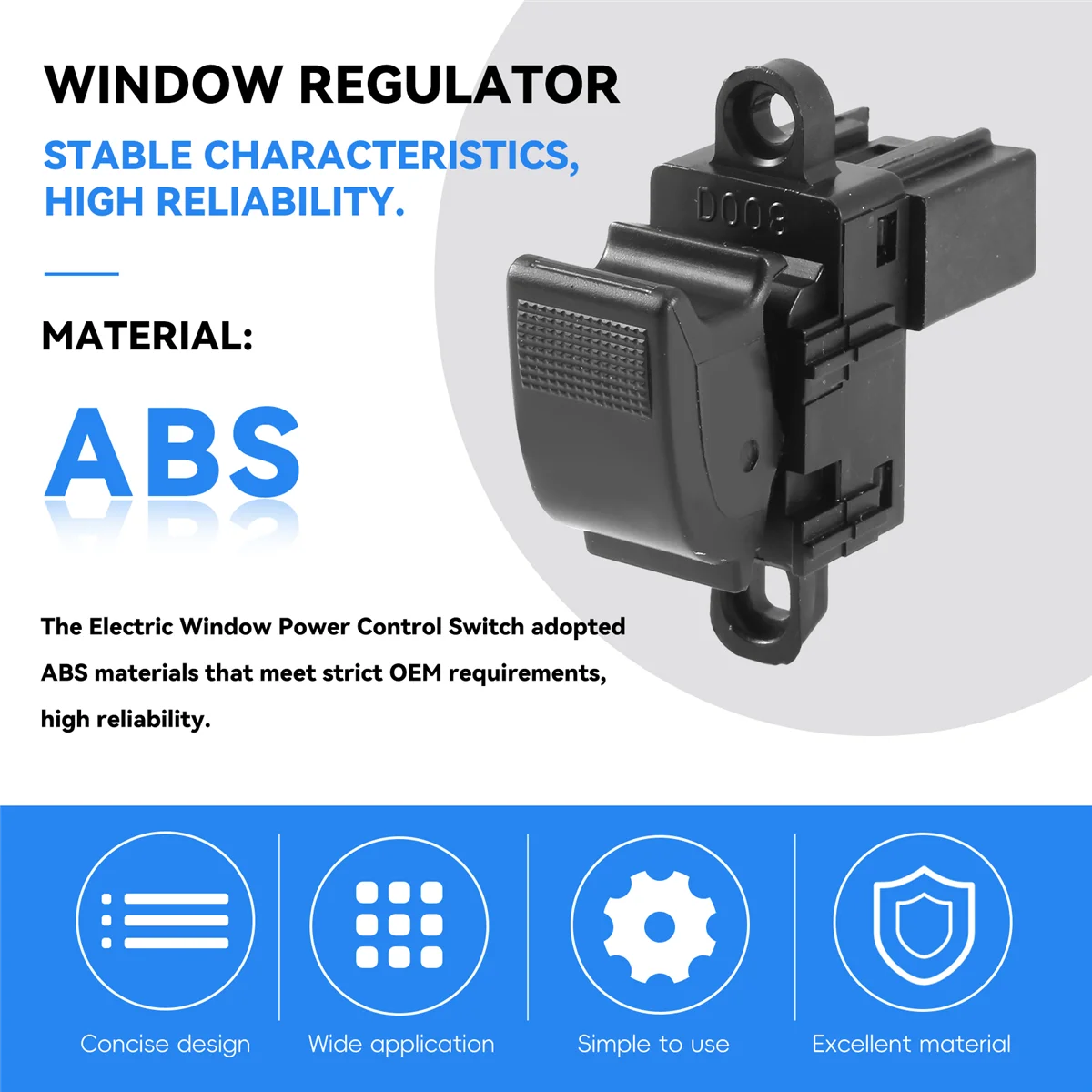 for Auto 2006-2011 Glass Lifting Single Switch Power Window Switch UR56-66-370