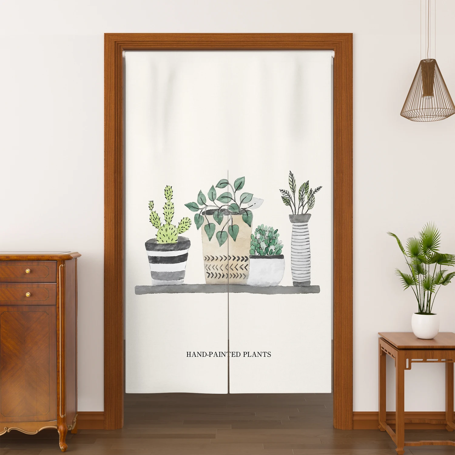 Japanese Noren Door Curtains Leaf Sunshine Linen Doorway Curtains Home Decor Room Divider Kitchen Entrance Hanging Half Curtains