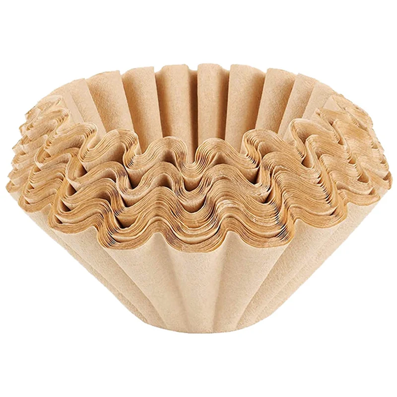

New 200 Count 1-4 Cup Coffee Filters Small Coffee Paper Filters Disposable Basket Filters Brown