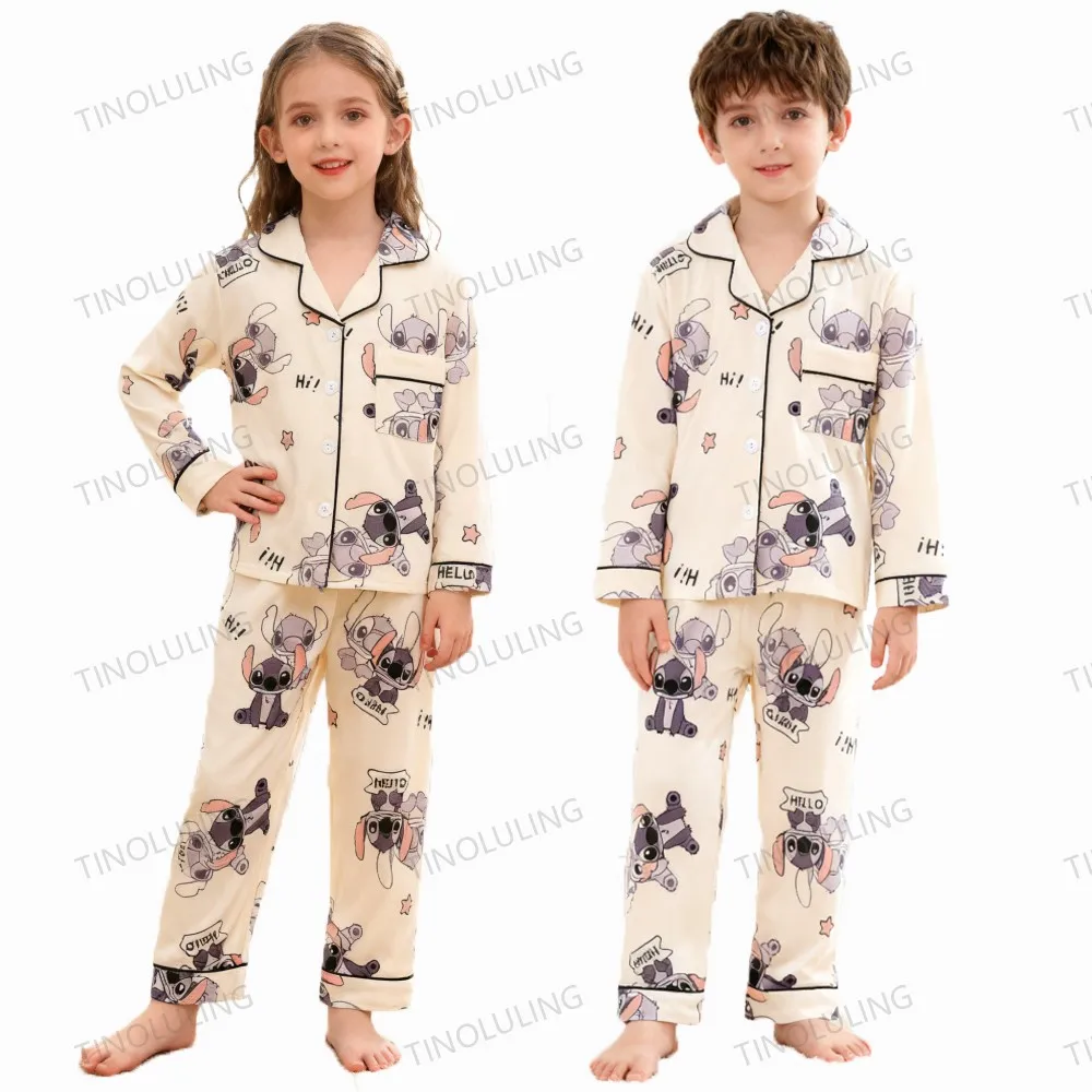 Lapel Stitch Pajama…