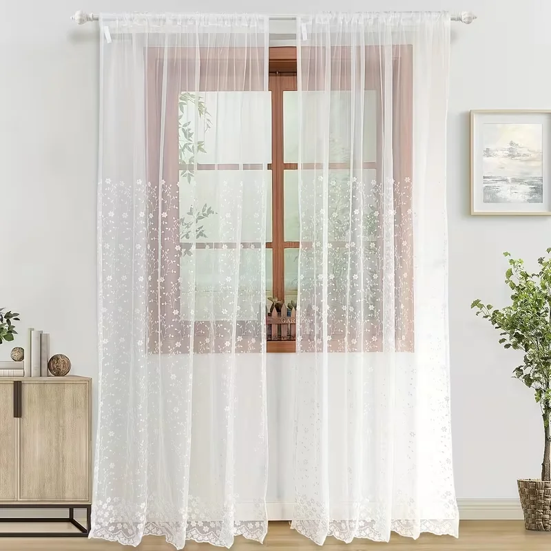 French Pastoral Flower Embroid - Flower Wall Panel recension och pris