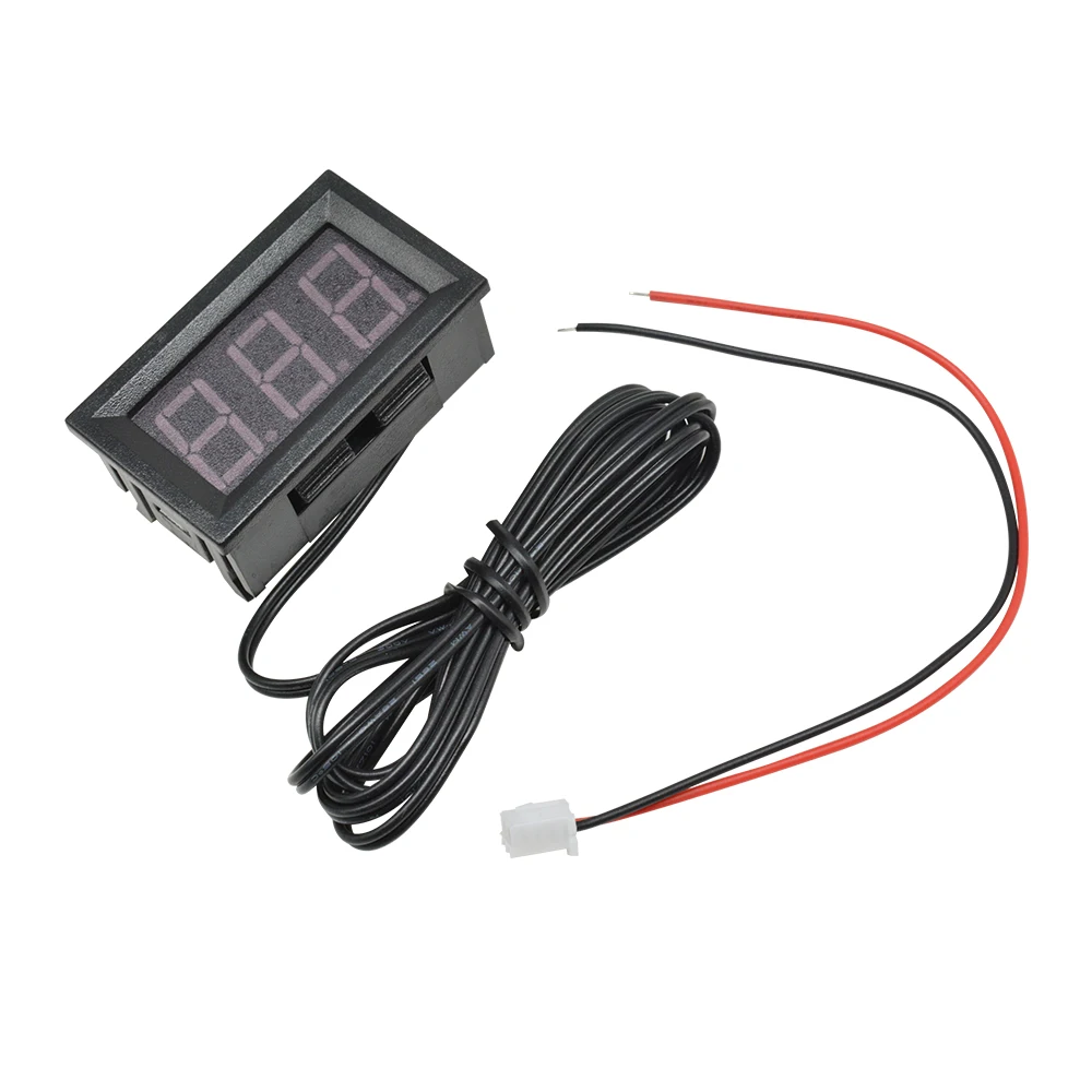 DC4~30V Mini Digital LED Thermometer for Car Temperature Monitor Panel Meter Measuring Range -50-120C with Temperature Probe